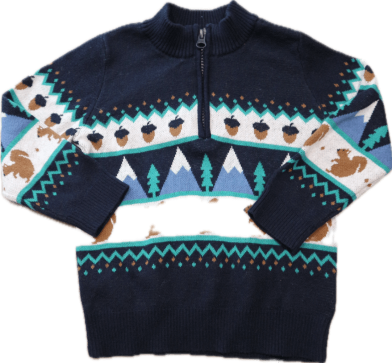 Seed Knit Jumper, Navy blue, 1