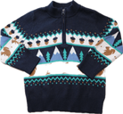 Seed Knit Jumper, Navy blue, 1