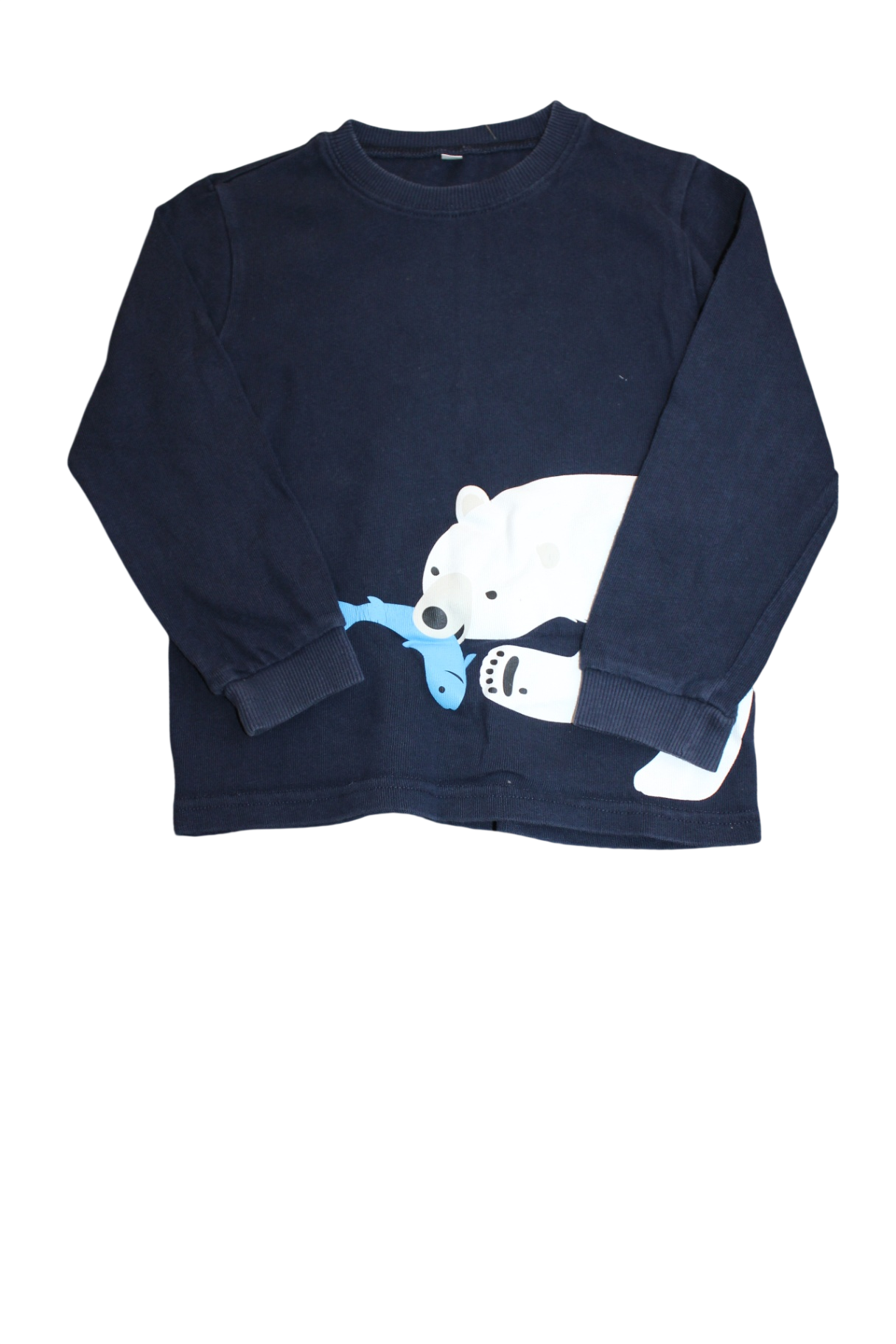 Muji T-Shirt, Navy, 5-6