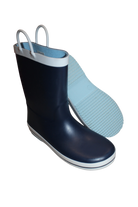 Ciao Rain Boots, Navy blue and light blue, US 4/EUR 35