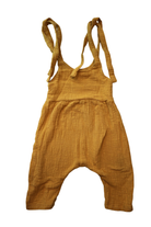 Luca the Label Playsuit, Mustard yellow, 6-9m