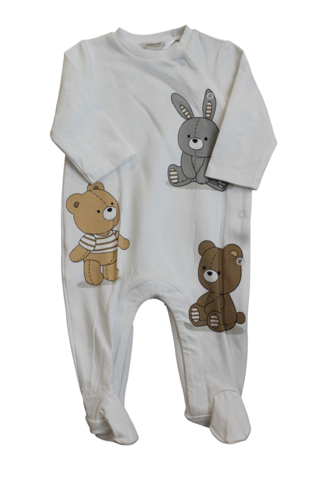 Mayoral Boilersuit, White, 0000