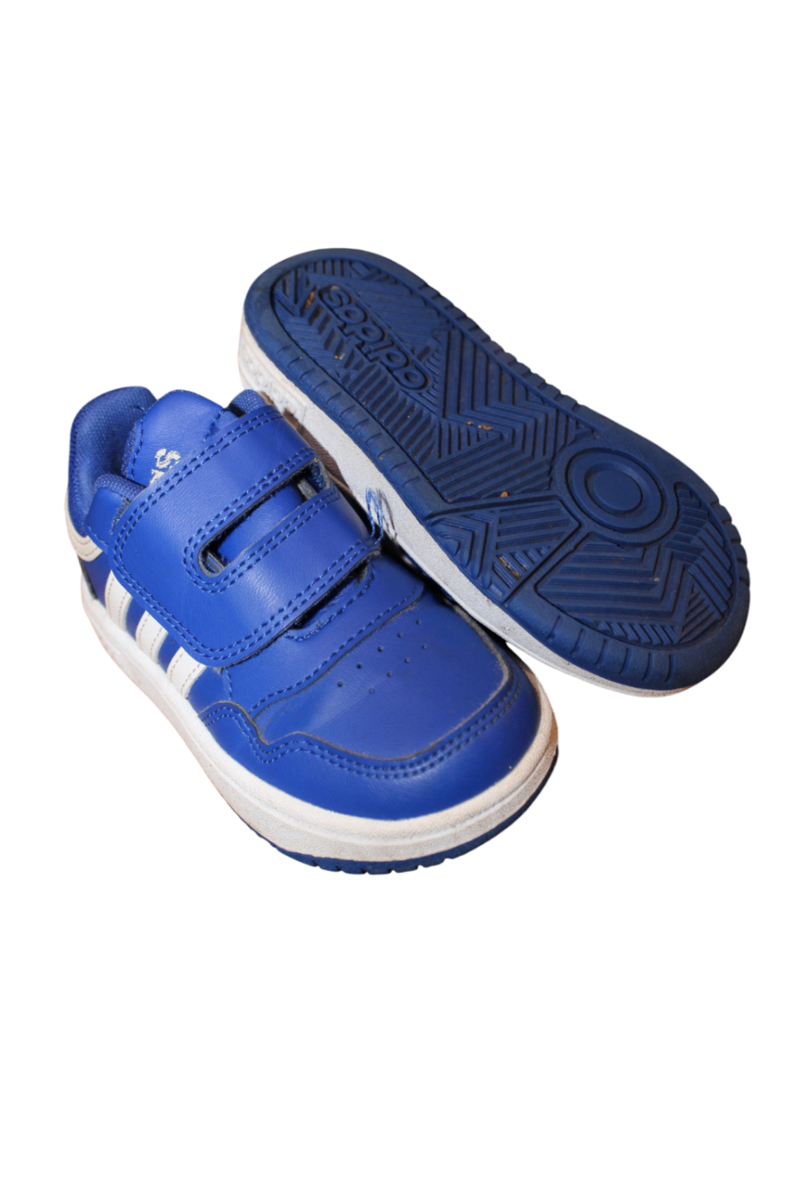 Adidas Sneakers, Blue and white, US 7/EUR 23