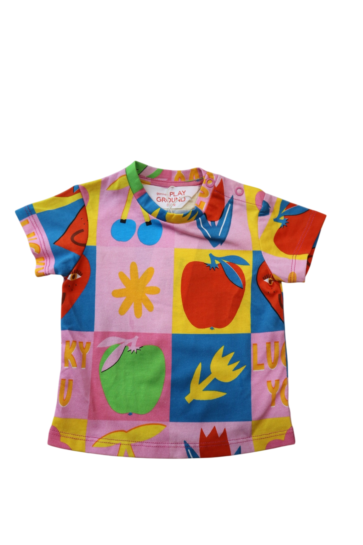 Gorman Playground T-Shirt, Pink Multi, 0-3m