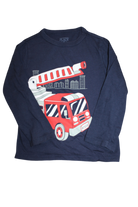 The Children's Place Long-Sleeve T-Shirt, Navy Blue, 4