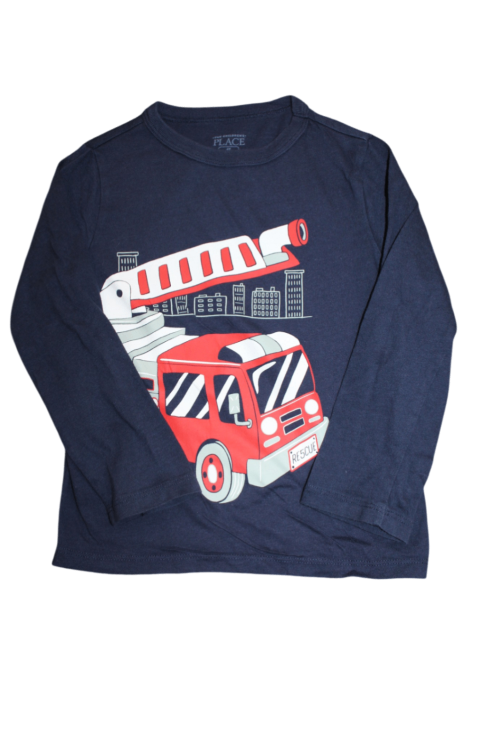 The Children's Place Long-Sleeve T-Shirt, Navy Blue, 4