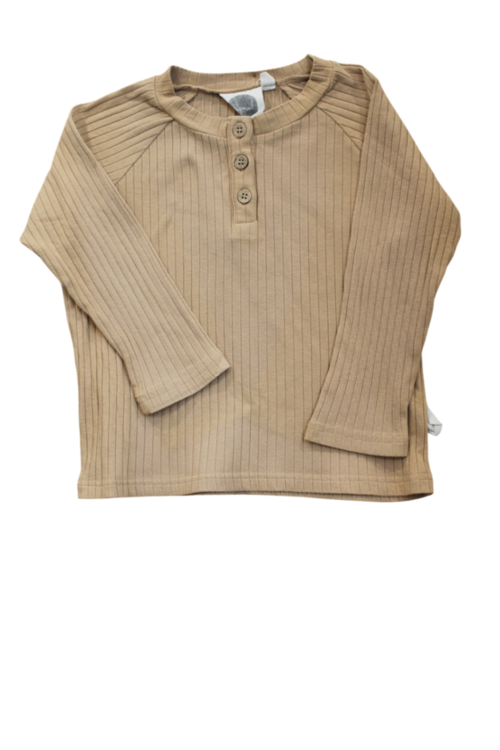 Kapow Kids Long-Sleeve T-Shirt, Beige, 4