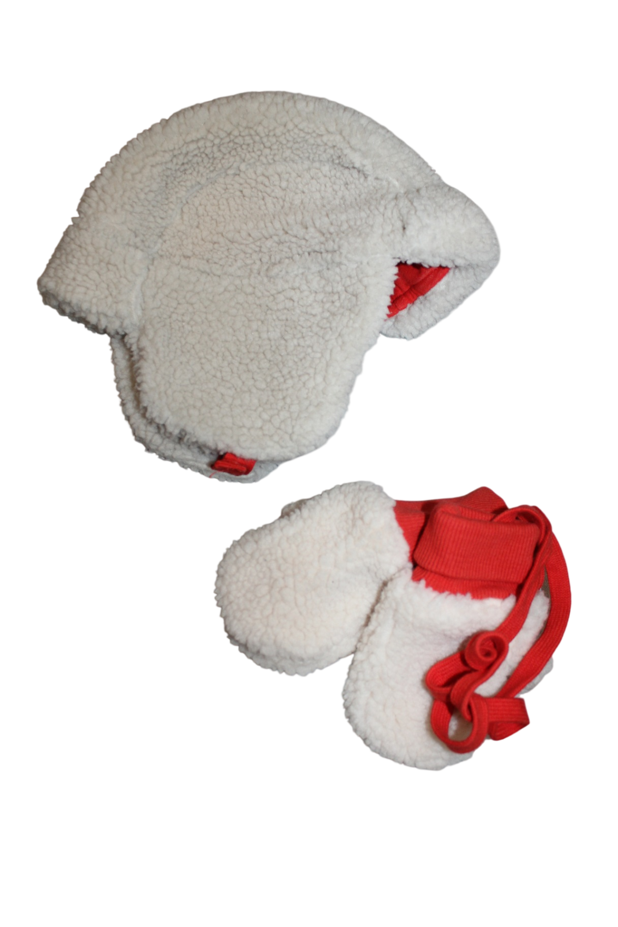 Hanna Andersson Hat, White and red, 4-5