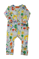 Halcyon Nights Jumpsuit, Light blue with multicolour print, 000