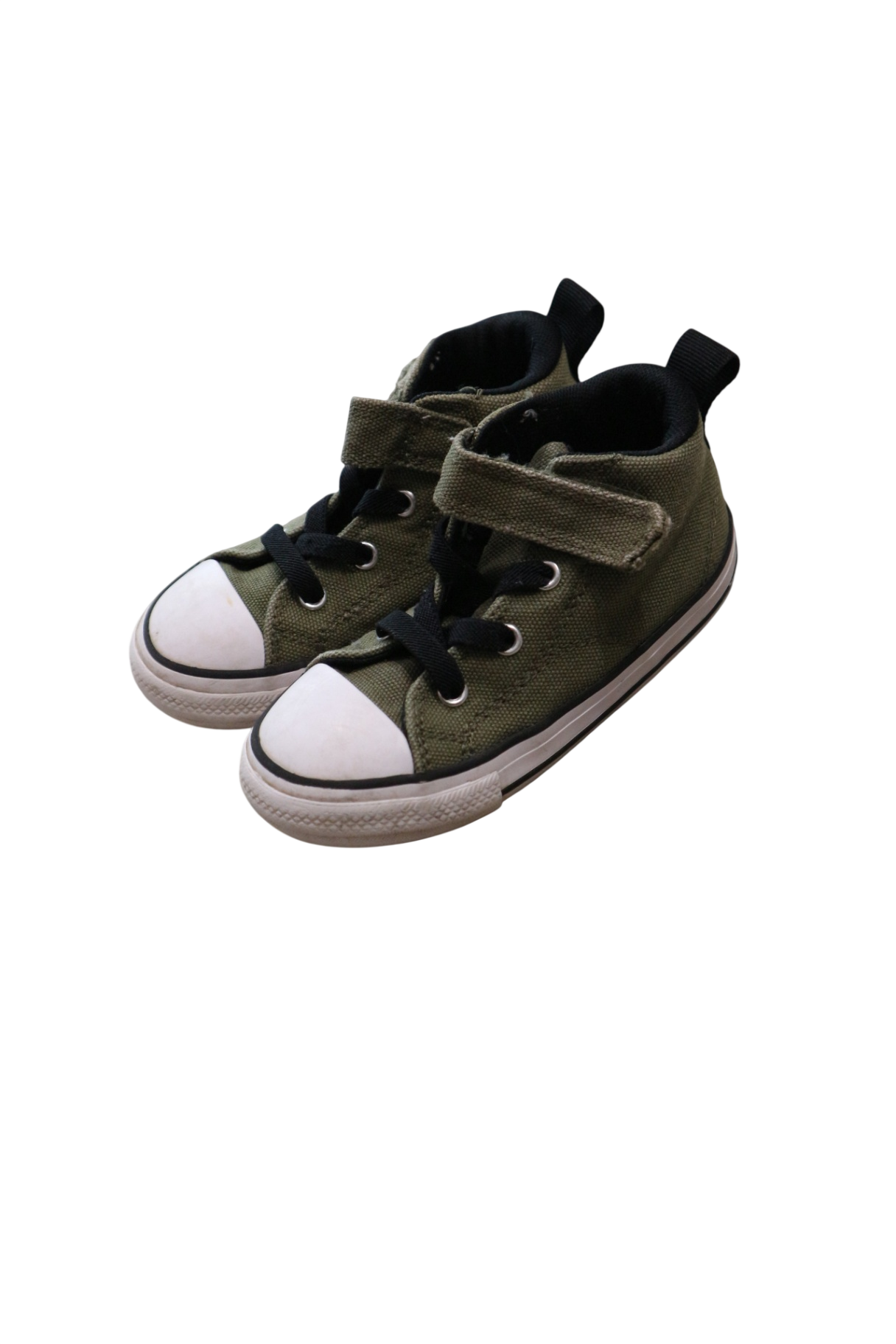 Converse Sneakers, Olive Green, US 9/EUR 25