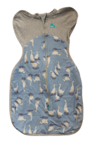 Swaddle Pajama Set, Blue and Grey, 000