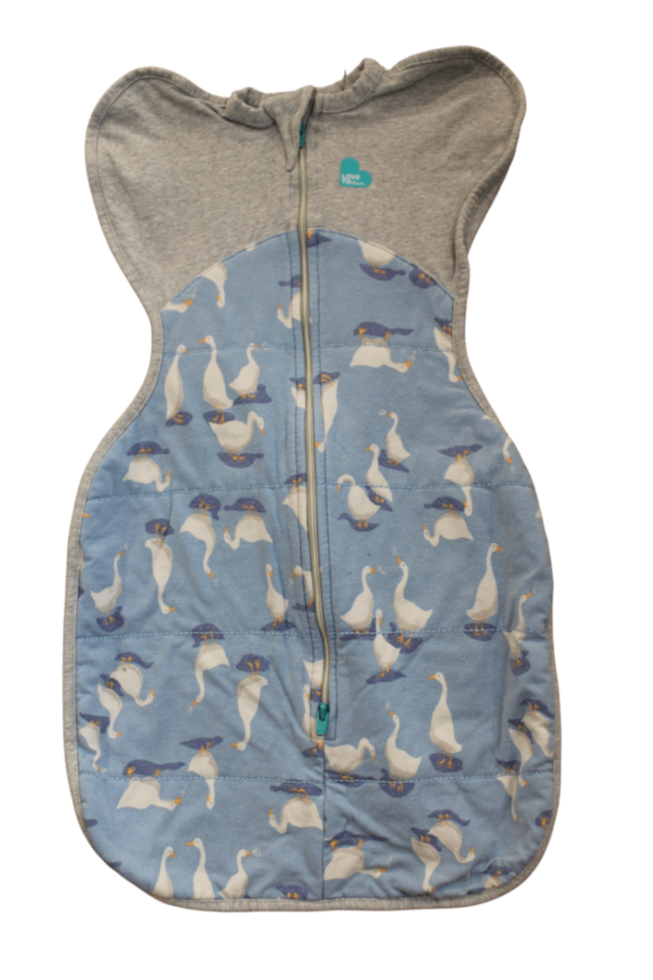 Swaddle Pajama Set, Blue and Grey, 000