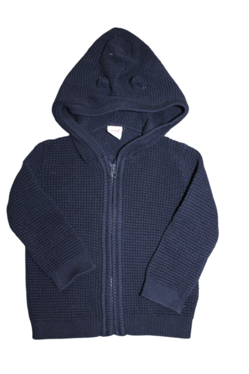 Seed Heritage Cardigan, Navy Blue, 1