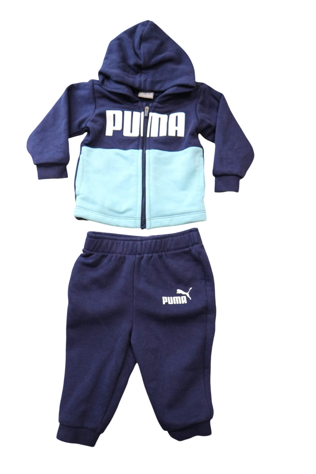 Puma Tracksuit Set, Navy and light blue, 3-6m