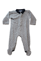 Jacadi Jumpsuit, Grey Navy Polka Dots, 3-9M