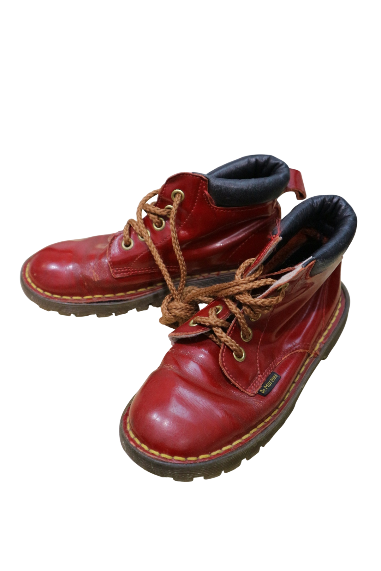 Dr. Martens Boots, Red, US 4/EU 36