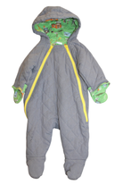 Baby Boden Snugglesuit, Grey, 00