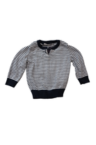 Purebaby Jumper, Navy White Stripe, 0