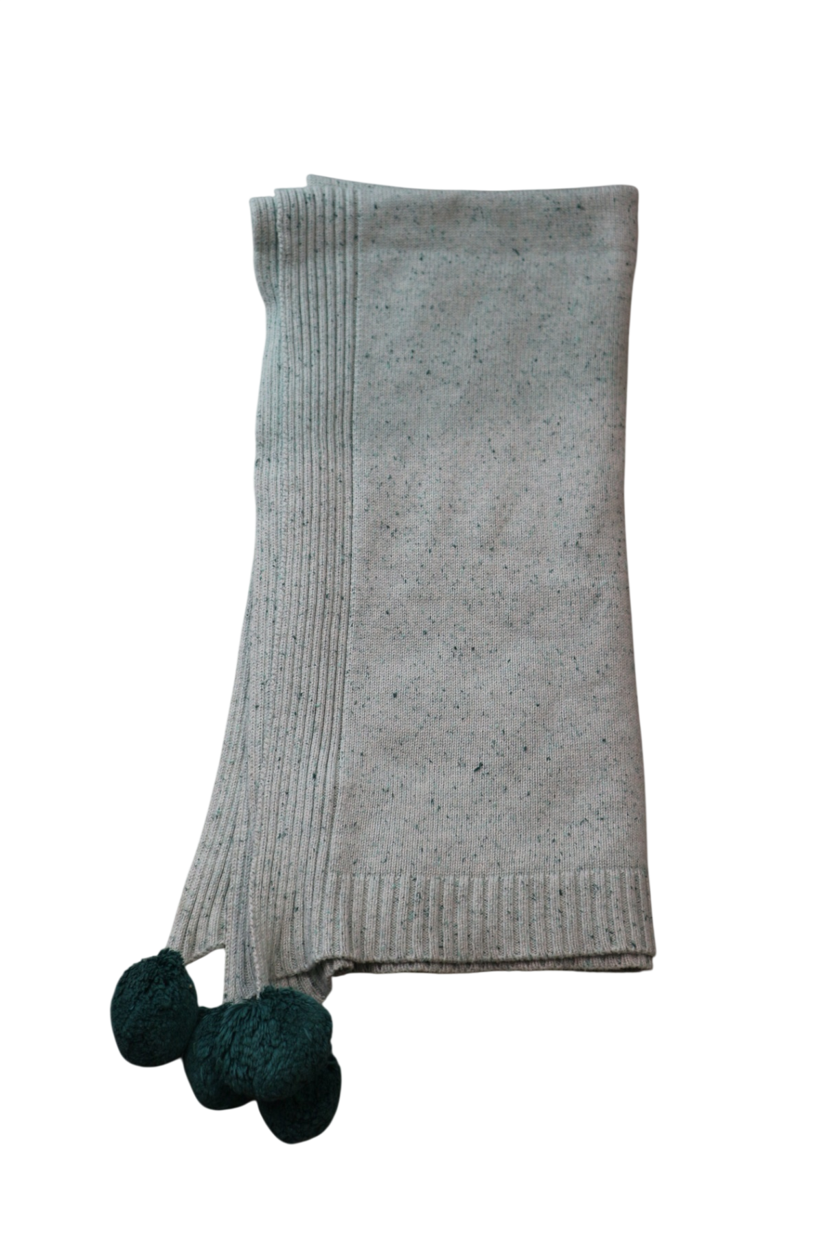 Wilson & Frenchy Blanket, Green Speckle, One Size