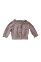 Jamie Kay Cardigan, Dusty Pink, 0-3M