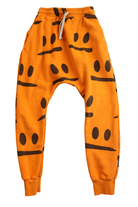 Nununu Trackpants, Orange and black, 10-11