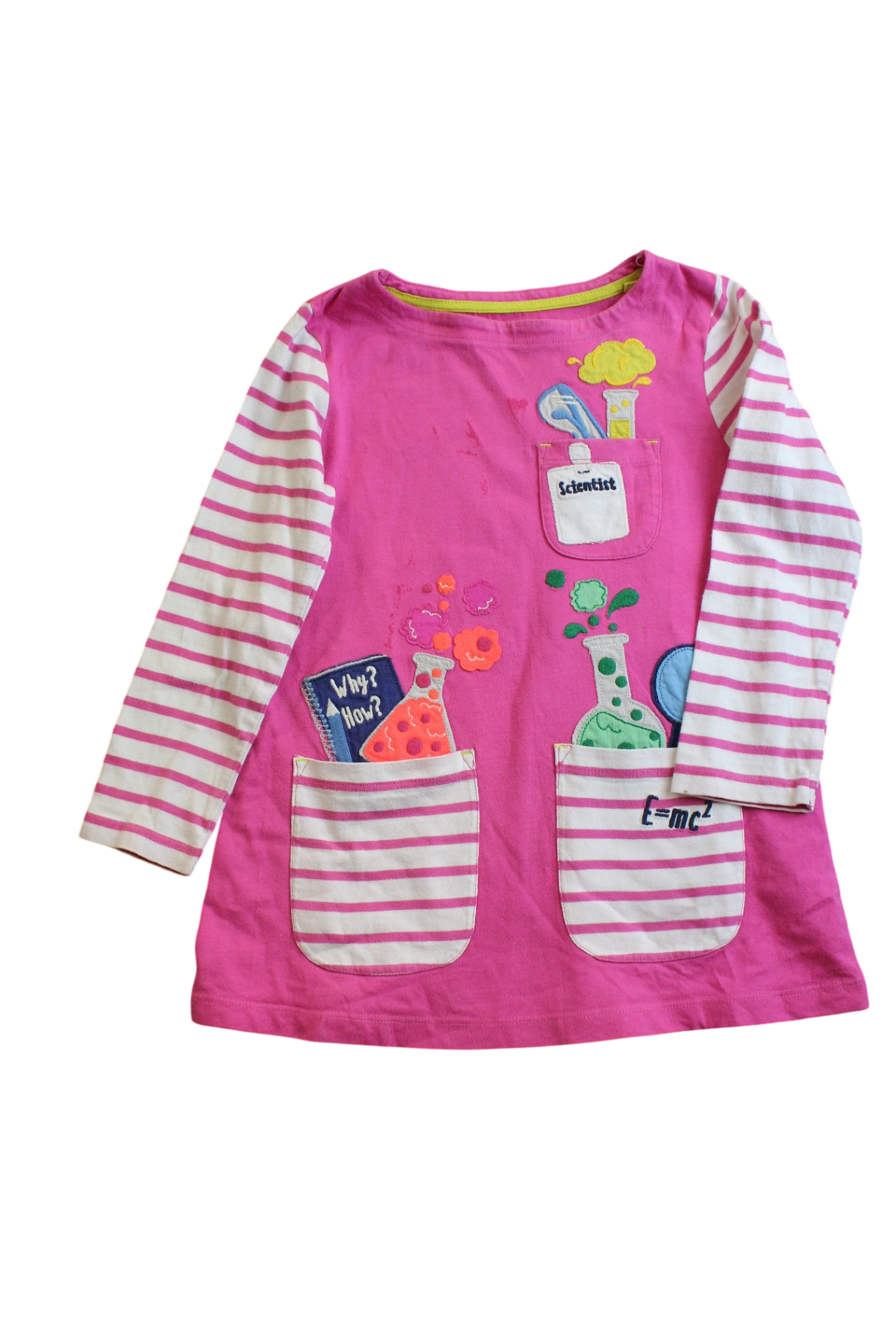 Mini Boden Dress, Pink, 3-4