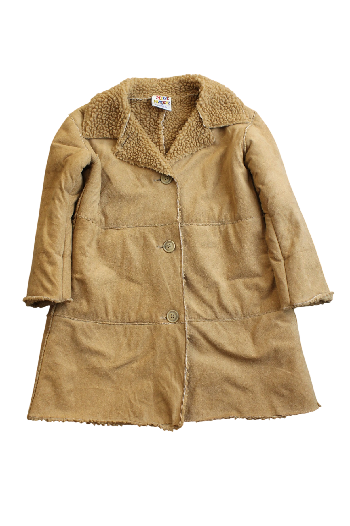 Mini Mates (Vintage) Coat, Tan, 3