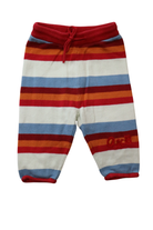 OshKosh Leggings, Red Cream Blue Stripe, 000