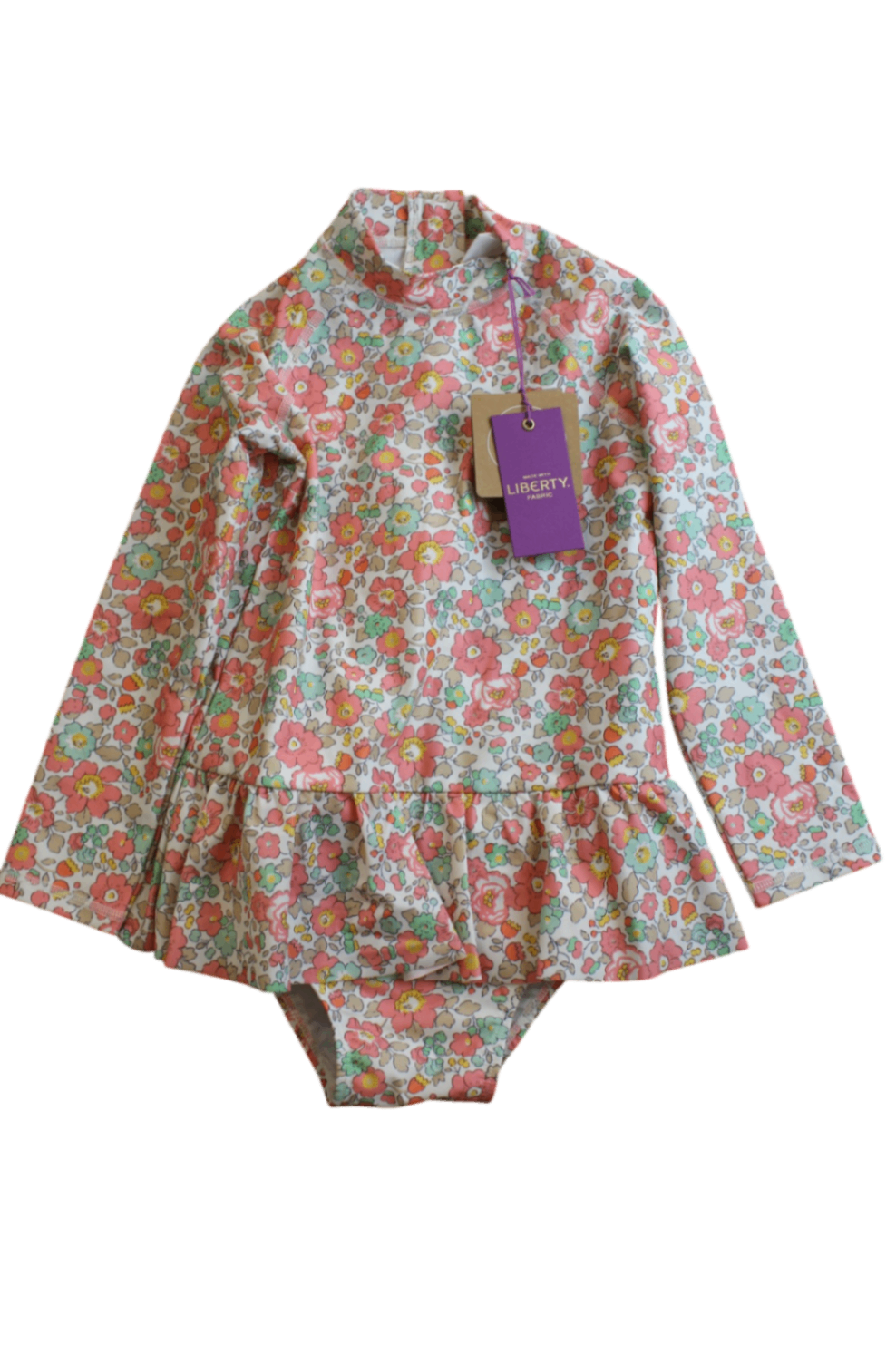 Walnut Swimsuit, floral, 4