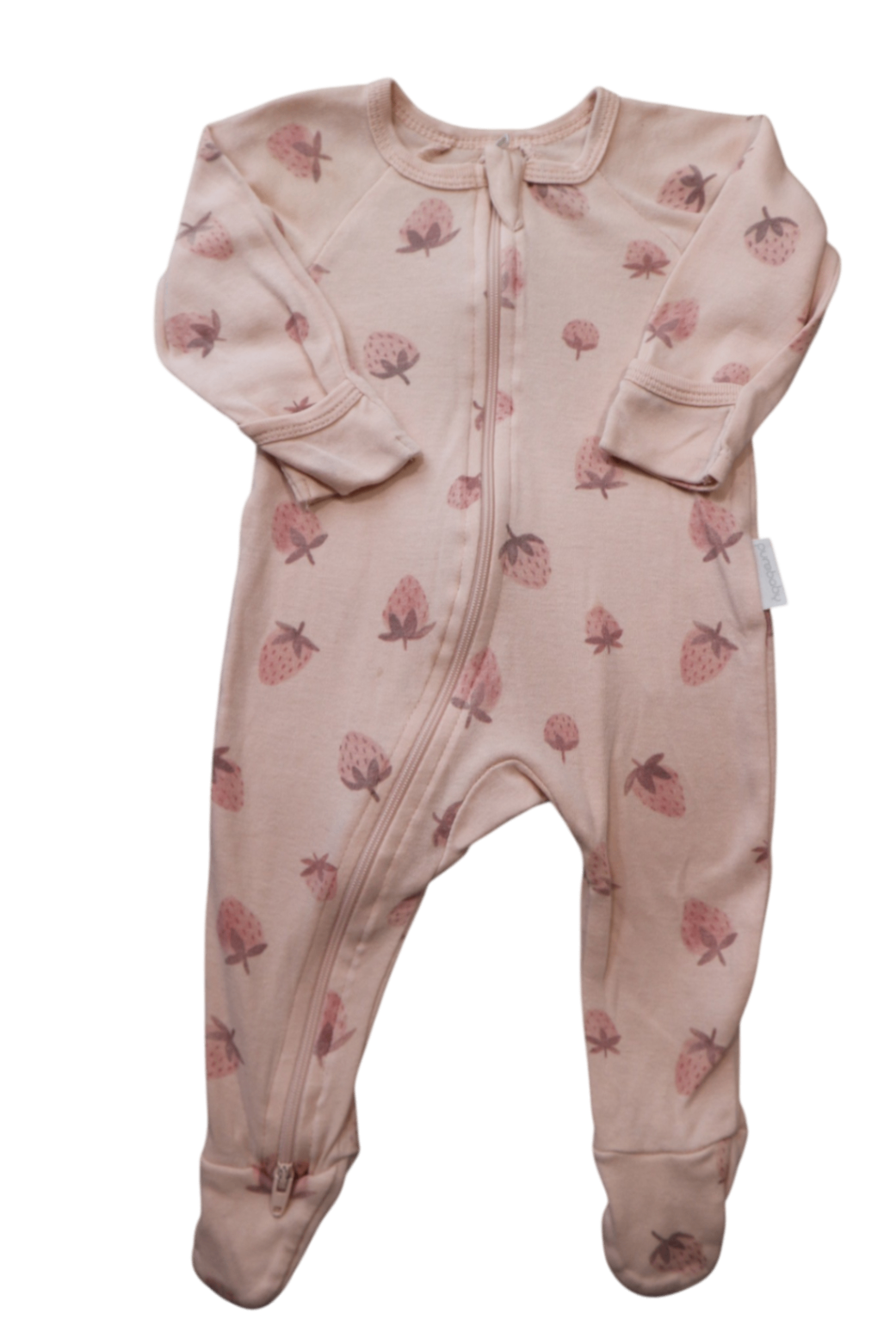 Purebaby Jumpsuit, Pale Pink, 000