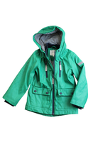 Jasper Conran Raincoat, Green/Navy stripe lining, 3-4