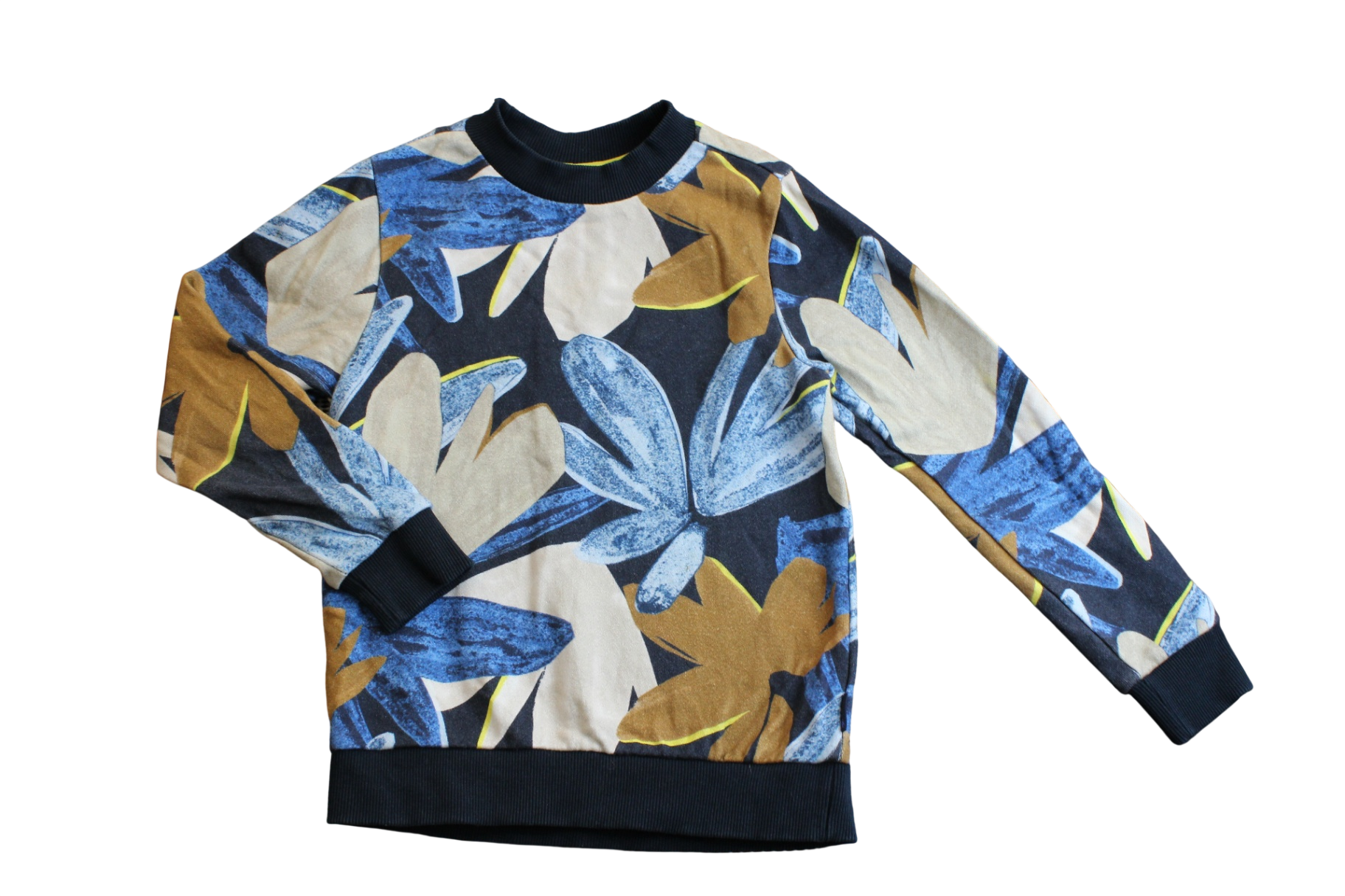 Scotch & Soda Jumper, Navy/blue/brown/yellow, 6
