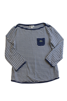 Lacoste Long-Sleeve T-Shirt, Navy and White, 12