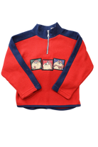 Looney Tunes Jumper, Red and navy blue, 5-6