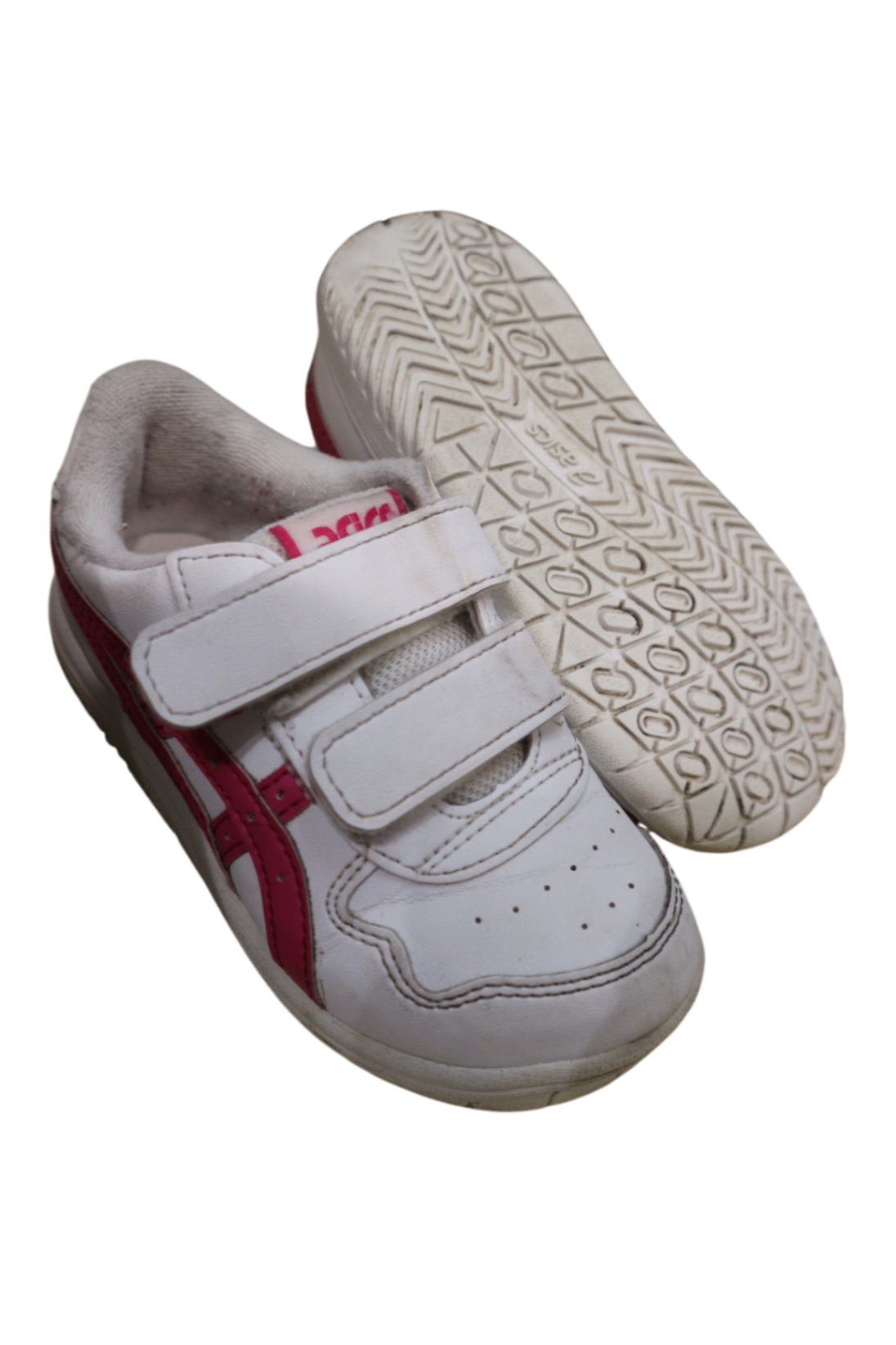 ASICS Sneakers, White and pink, US 9/EUR 26