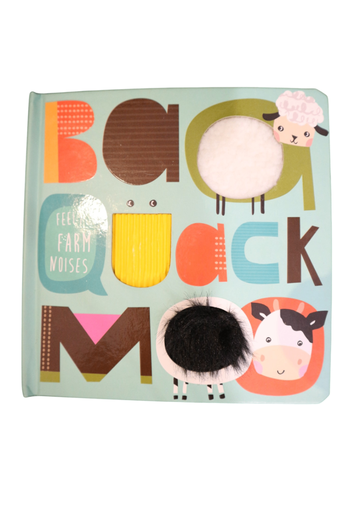 Buck, Baa, Moo Book, Light blue with multicolour accents, One Size