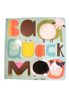 Buck, Baa, Moo Book, Light blue with multicolour accents, One Size