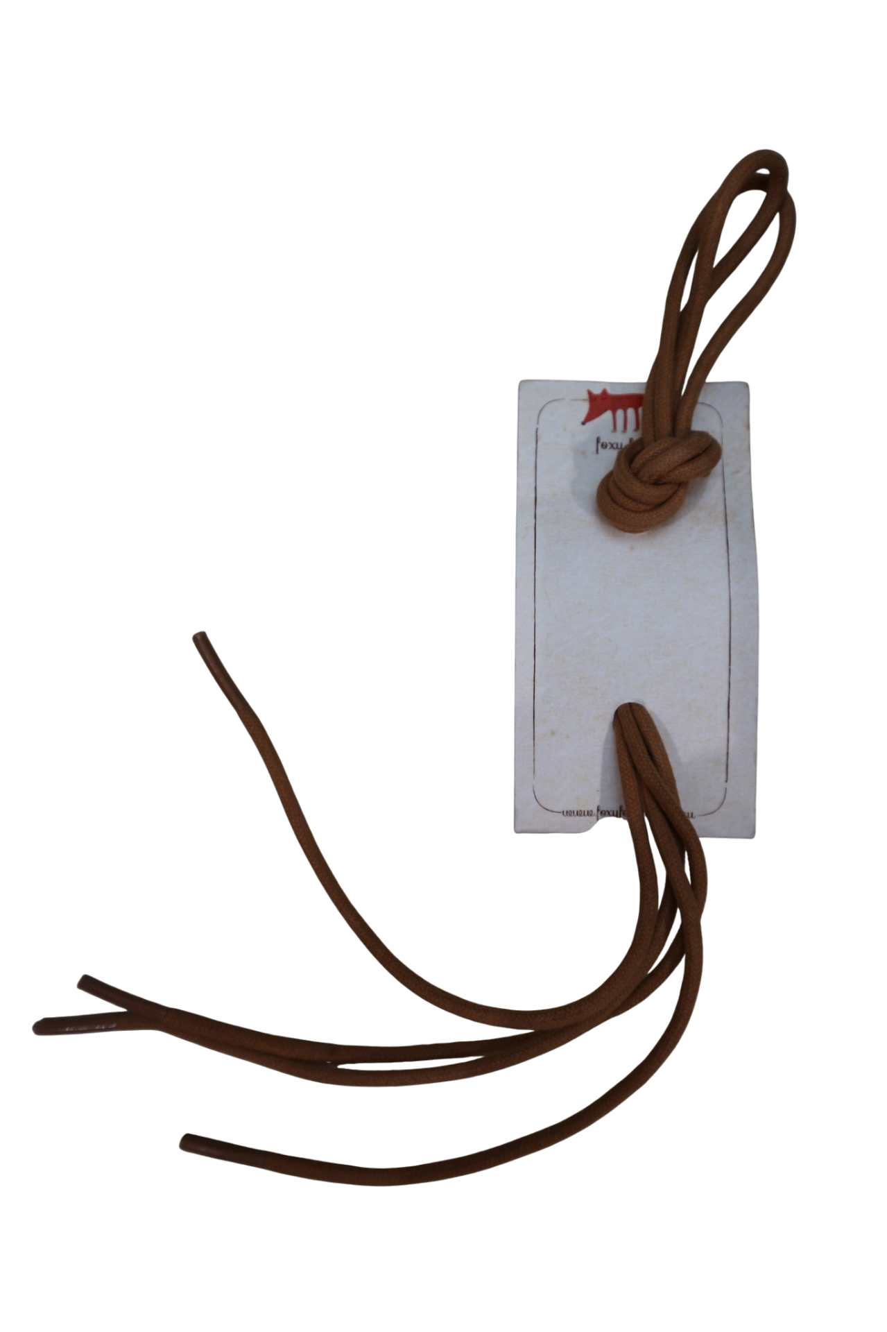 Foxy Fellow Shoelaces, Brown,