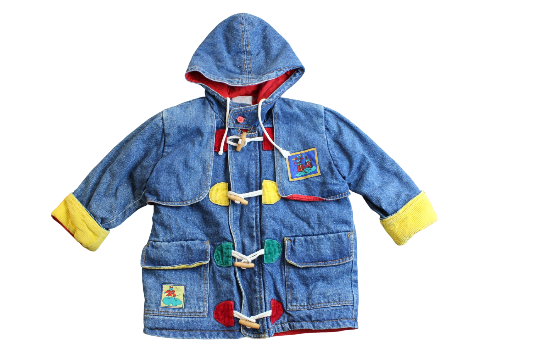 Muso Frogs (Vintage) Jacket, Blue/Yellow/Red, 3