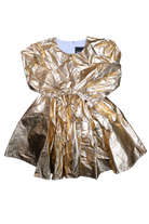Rock Your Kid Dress, Gold, 6