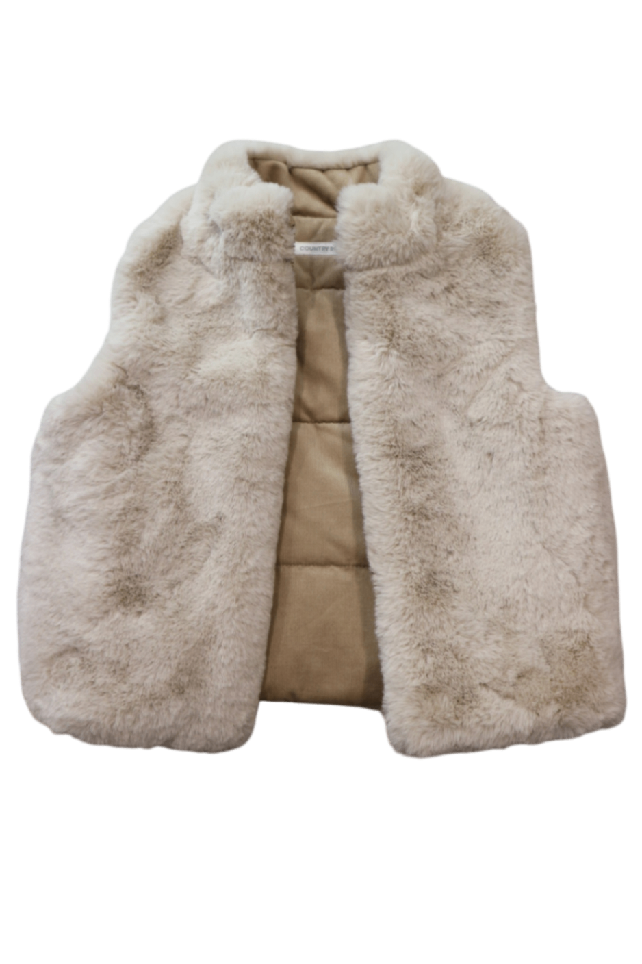 Country Road Vest, Beige, 2