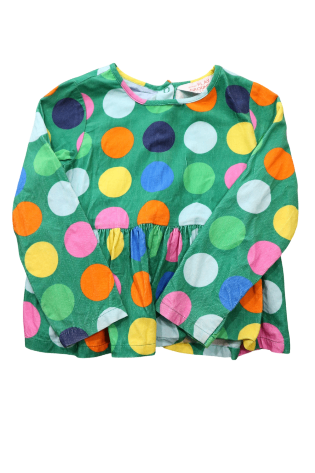 Playground Long-Sleeve T-Shirt, Green, 5-6
