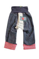 Oishi-m Pants, Denim navy/red/cream stripe, 3