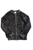 Zara Jacket, Black sequins, 9