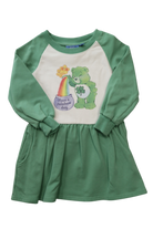 Rock Your Kid x Care Bears Dress, Green and white, 3