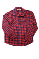 Munster Shirt, Red and navy blue, 7