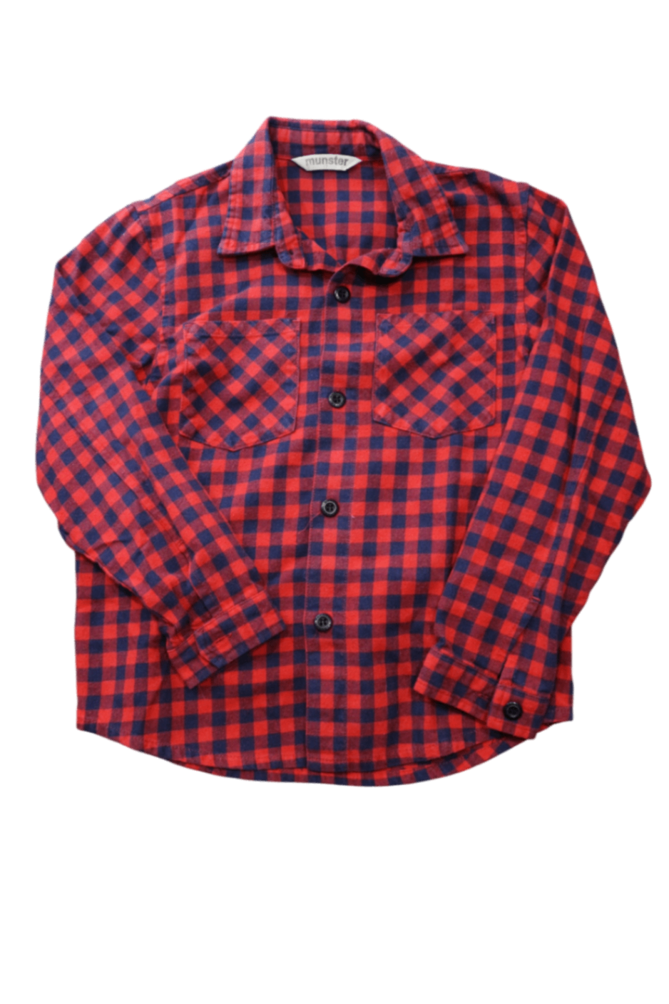 Munster Shirt, Red and navy blue, 7