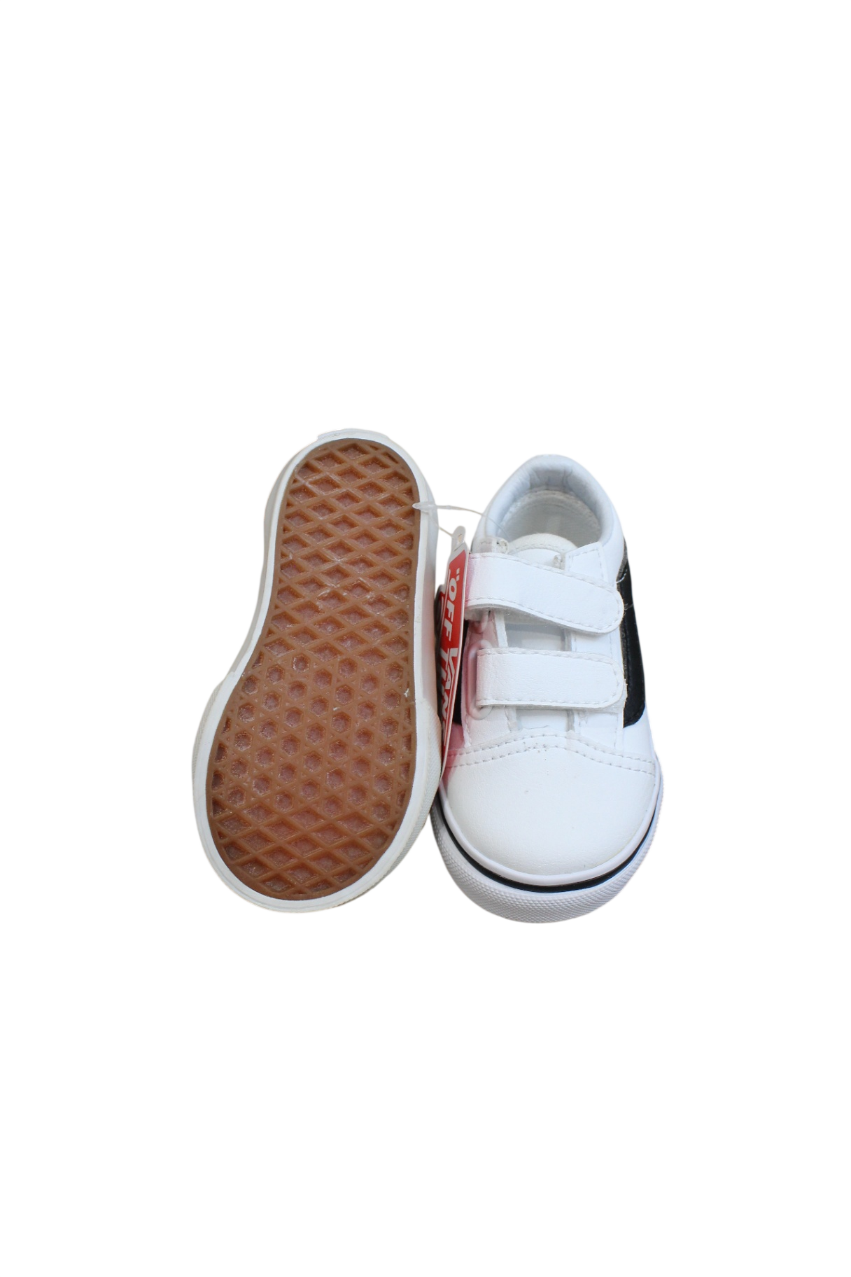 Vans Sneakers, White and Black, US 4/EUR 19