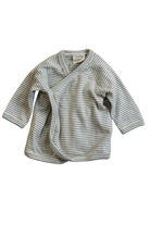 Nature Baby Cardigan, green stripe, 0000