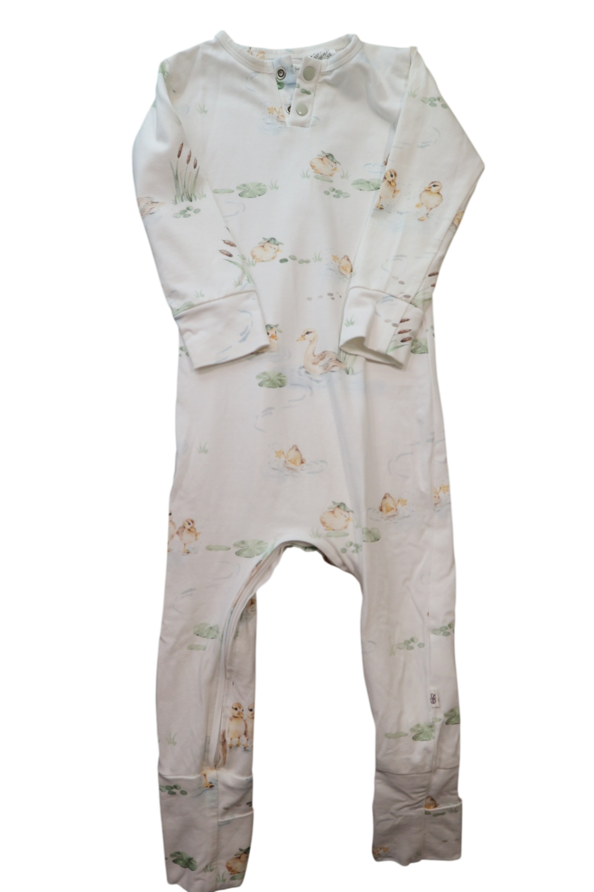 Snuglehunny Jumpsuit, White, 1
